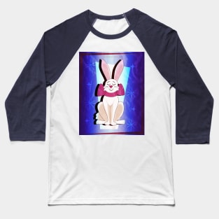 Bunny Violet Baseball T-Shirt